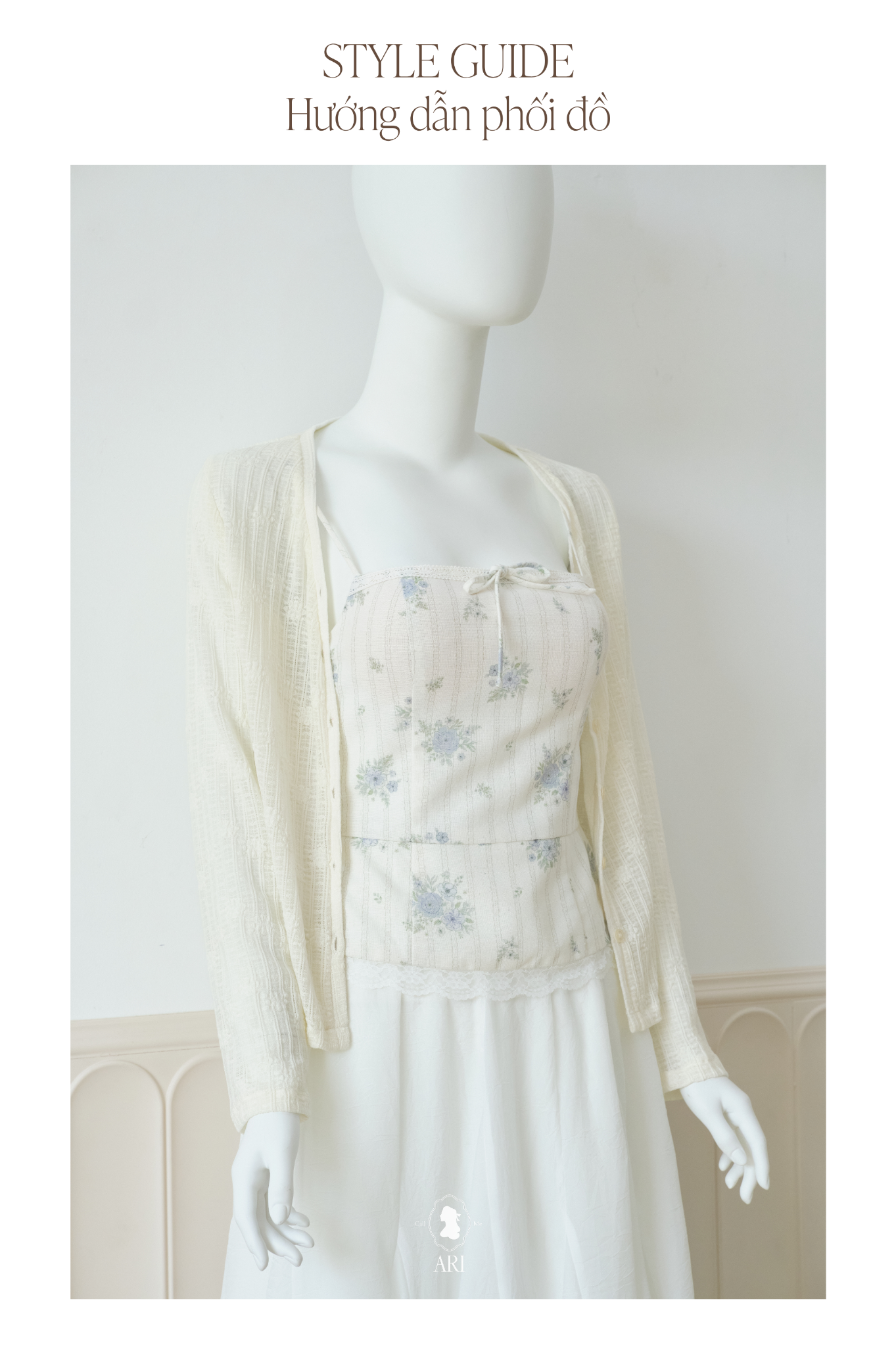  DAILY CARDIGAN - CREAMY 