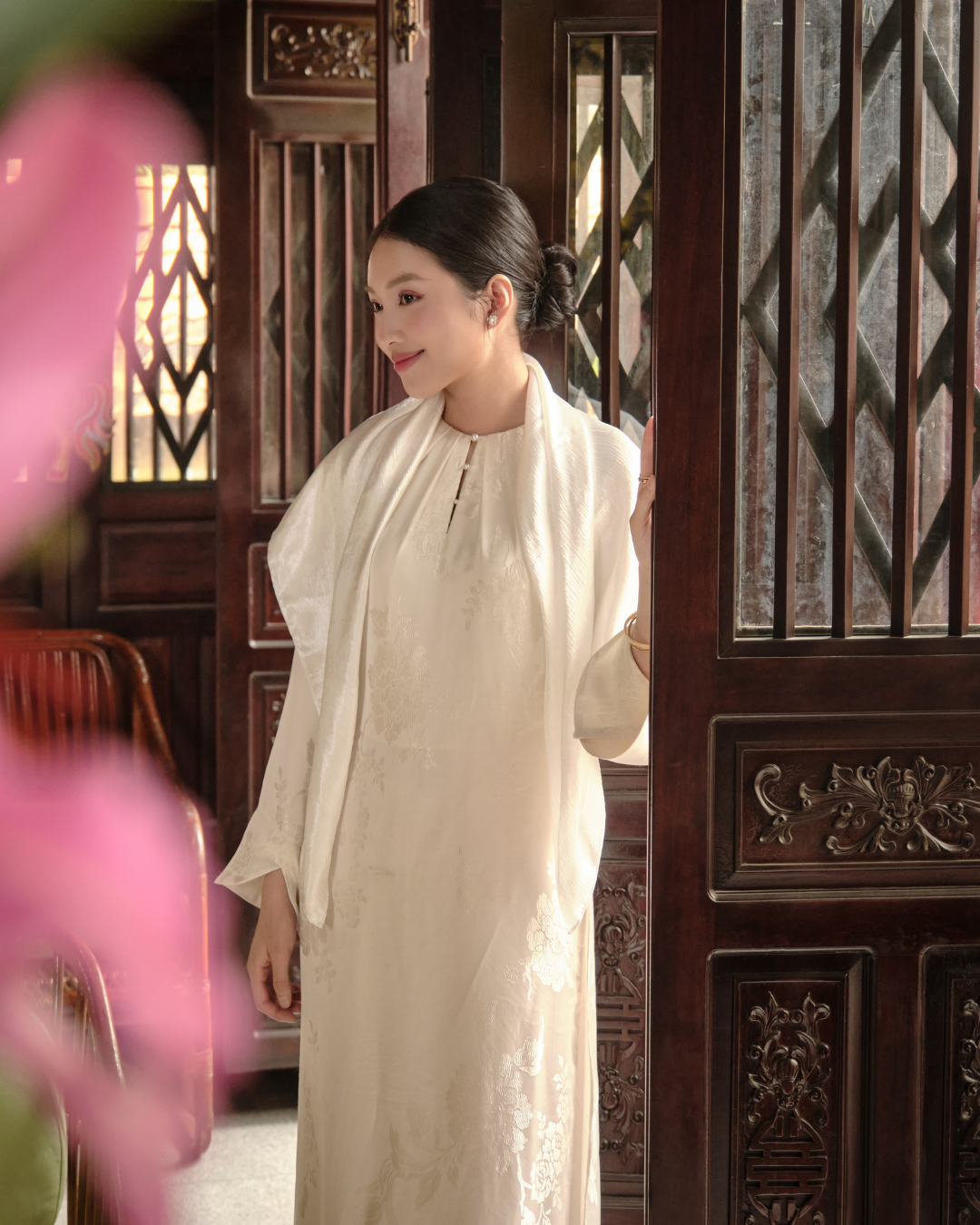  ÁO DÀI MIỀN LỤA 