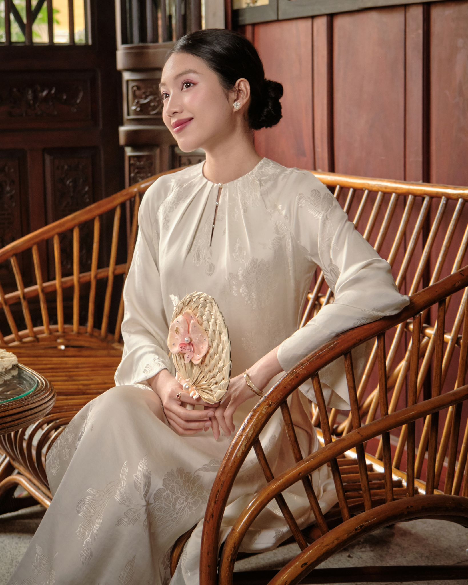  ÁO DÀI MIỀN LỤA 