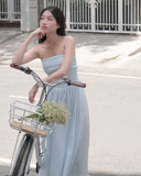  MARSHMALLOW MIDI DRESS 