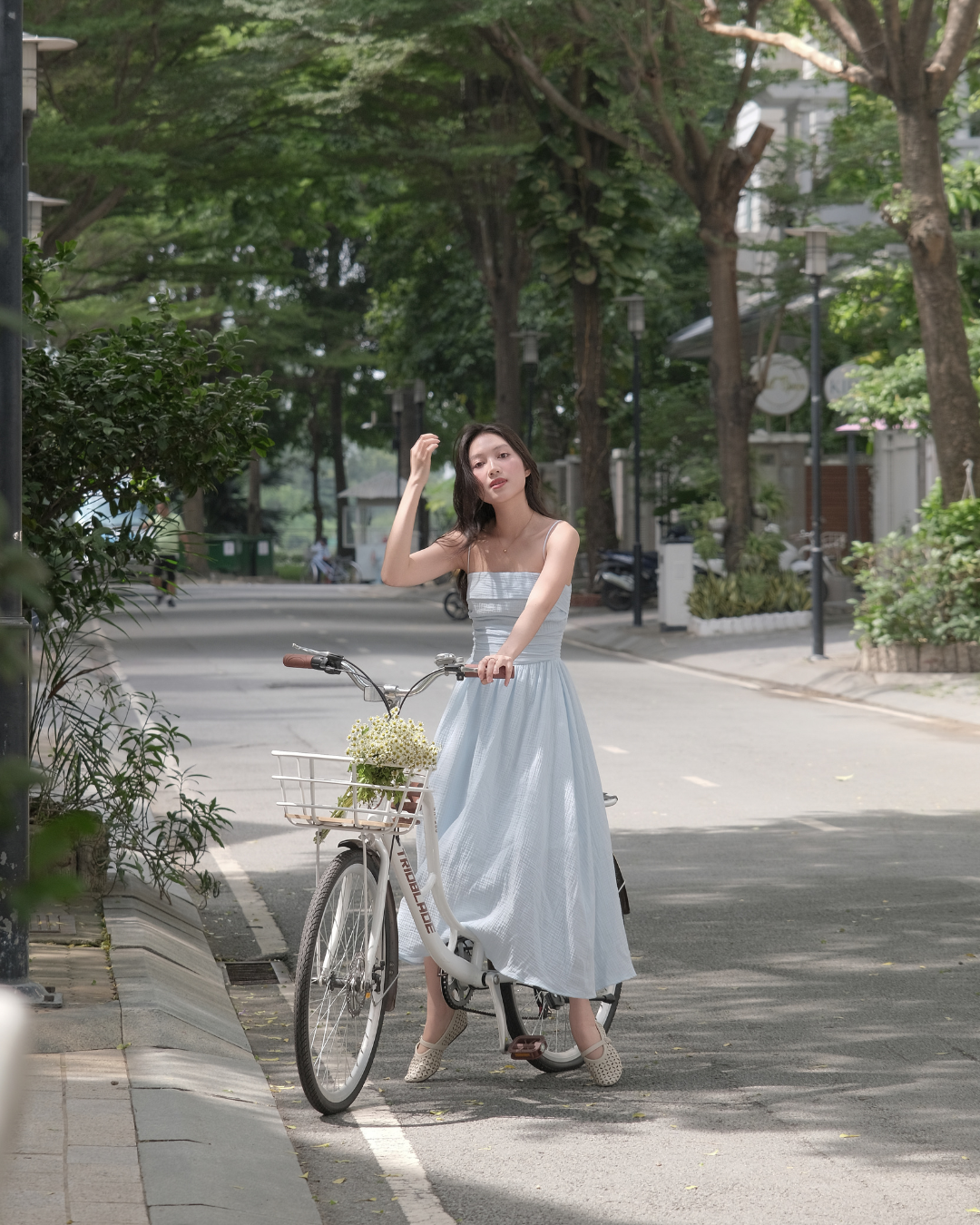  MARSHMALLOW MIDI DRESS 