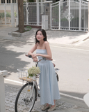  MARSHMALLOW MIDI DRESS 