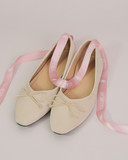  ARI BOW FLATS - BEIGE 