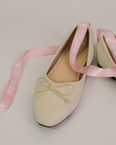  ARI BOW FLATS - BEIGE 