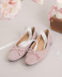  ARI BOW FLATS - DUSTY ROSE 