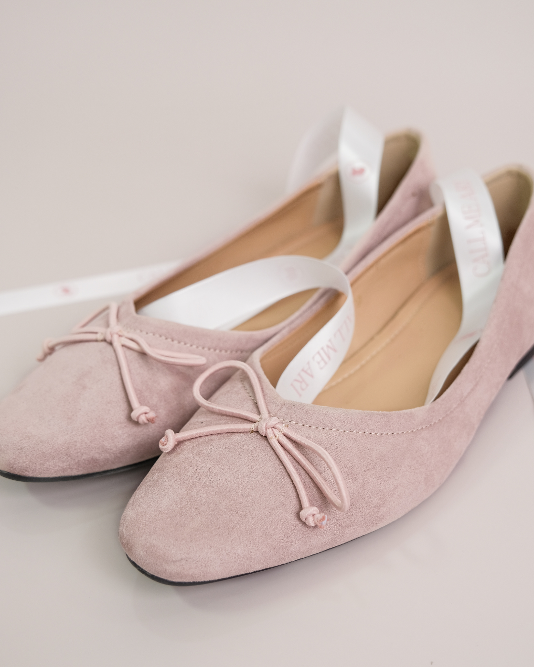  ARI BOW FLATS - DUSTY ROSE 