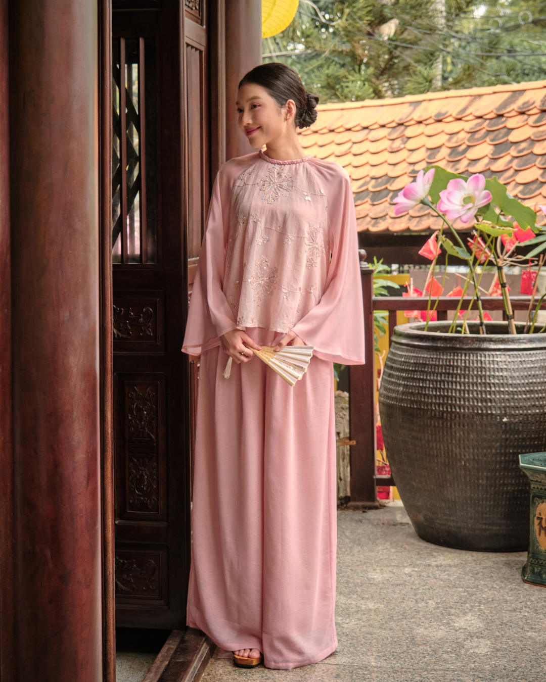  PETAL TROUSERS - PINK 