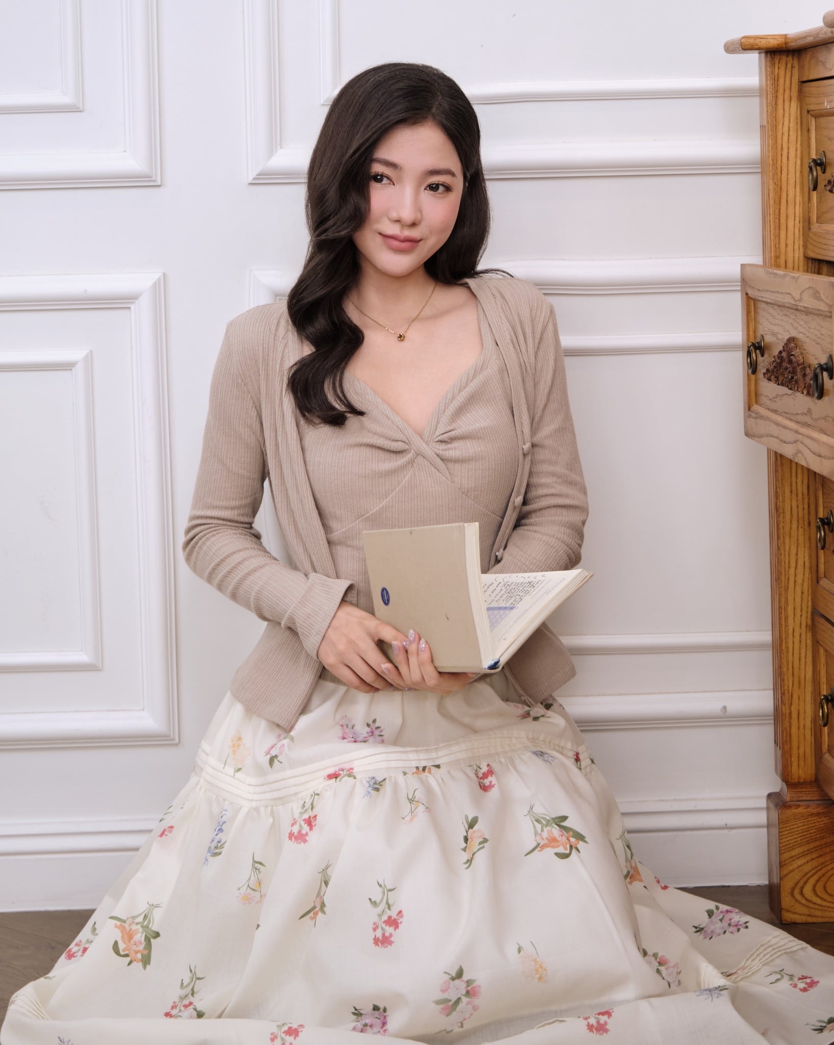  MOONIE SET (CARDIGAN & CAMISOLE) 