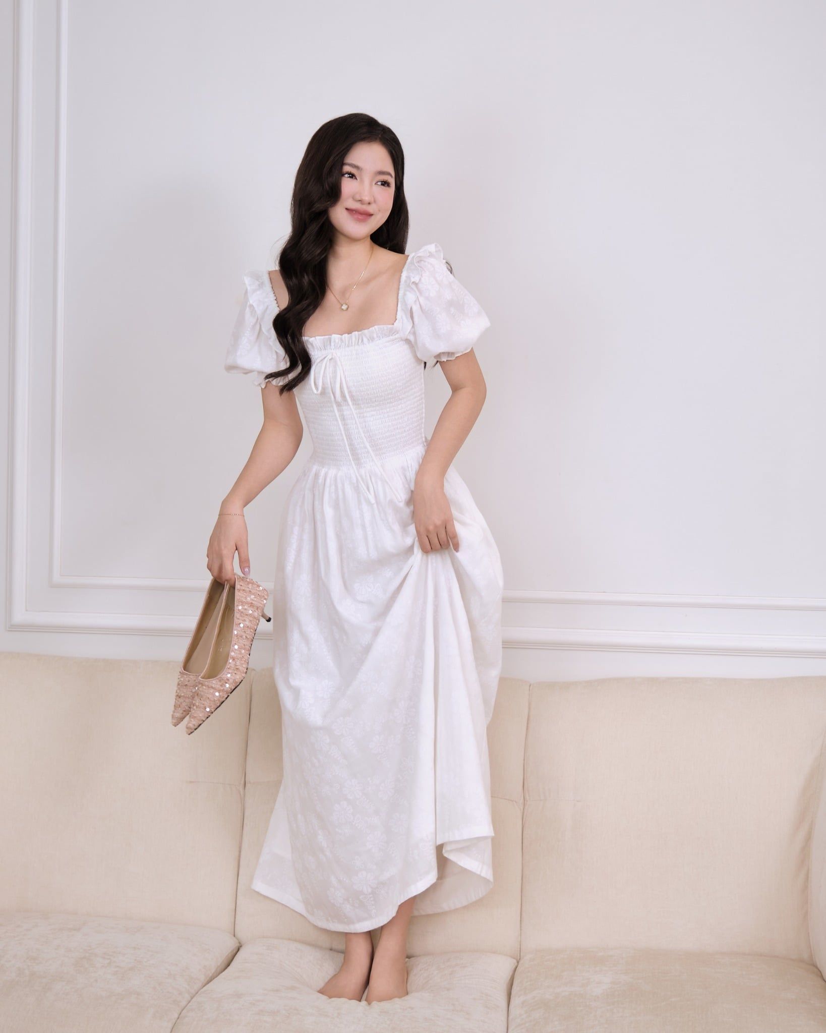  APRICOT BLOSSOM DRESS 