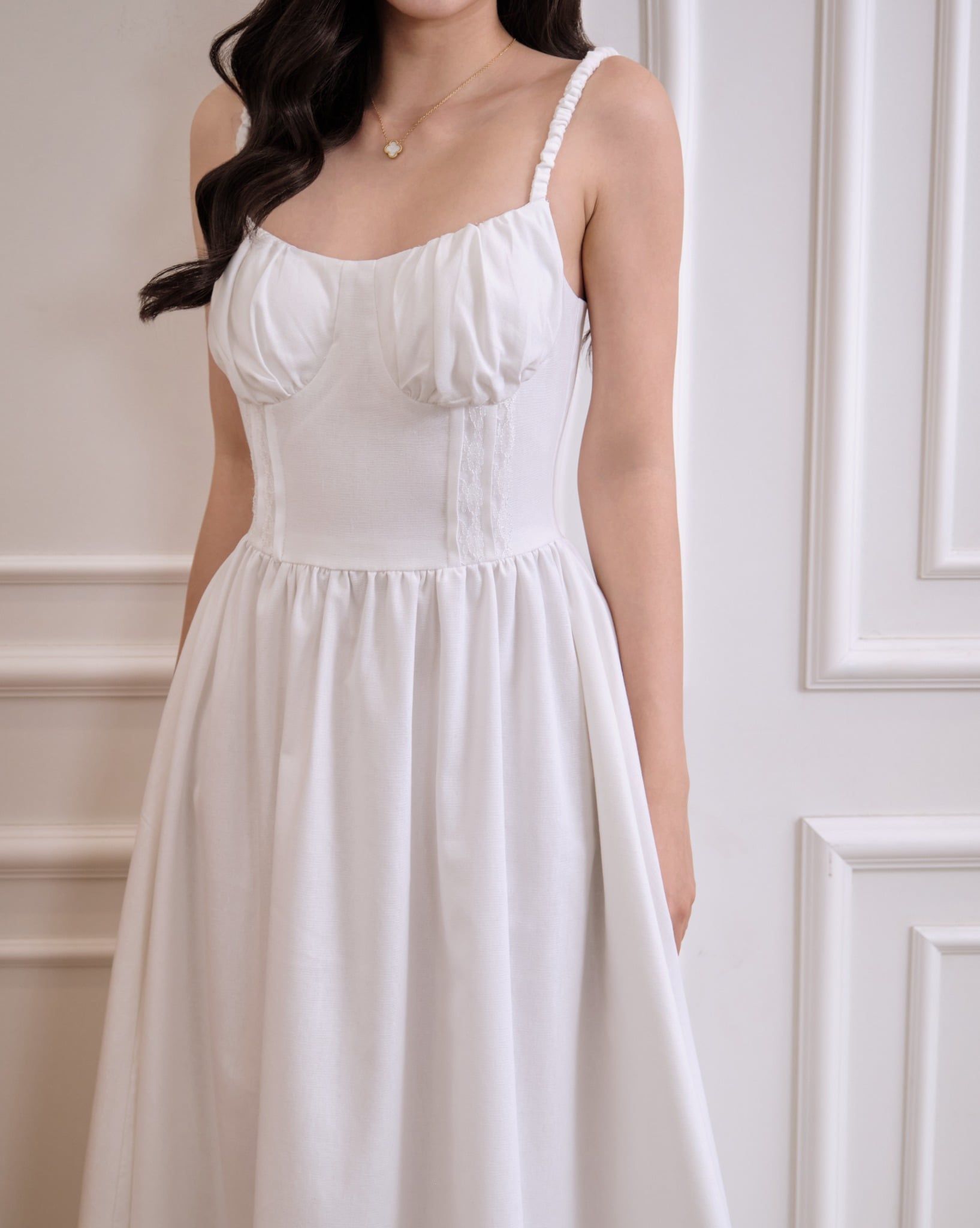  KATIE MAXI DRESS - WHITE 