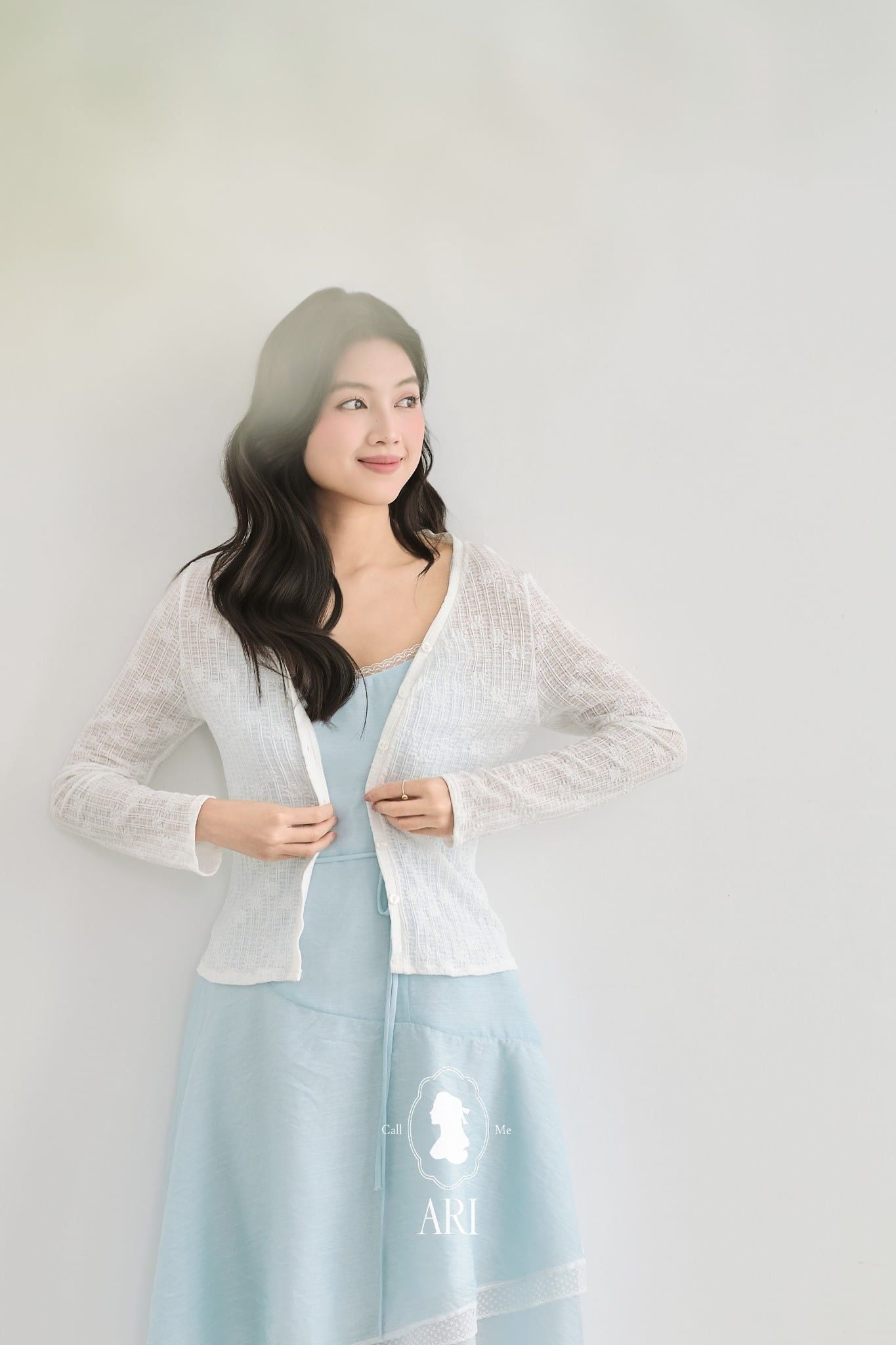  DAILY CARDIGAN - WHITE 