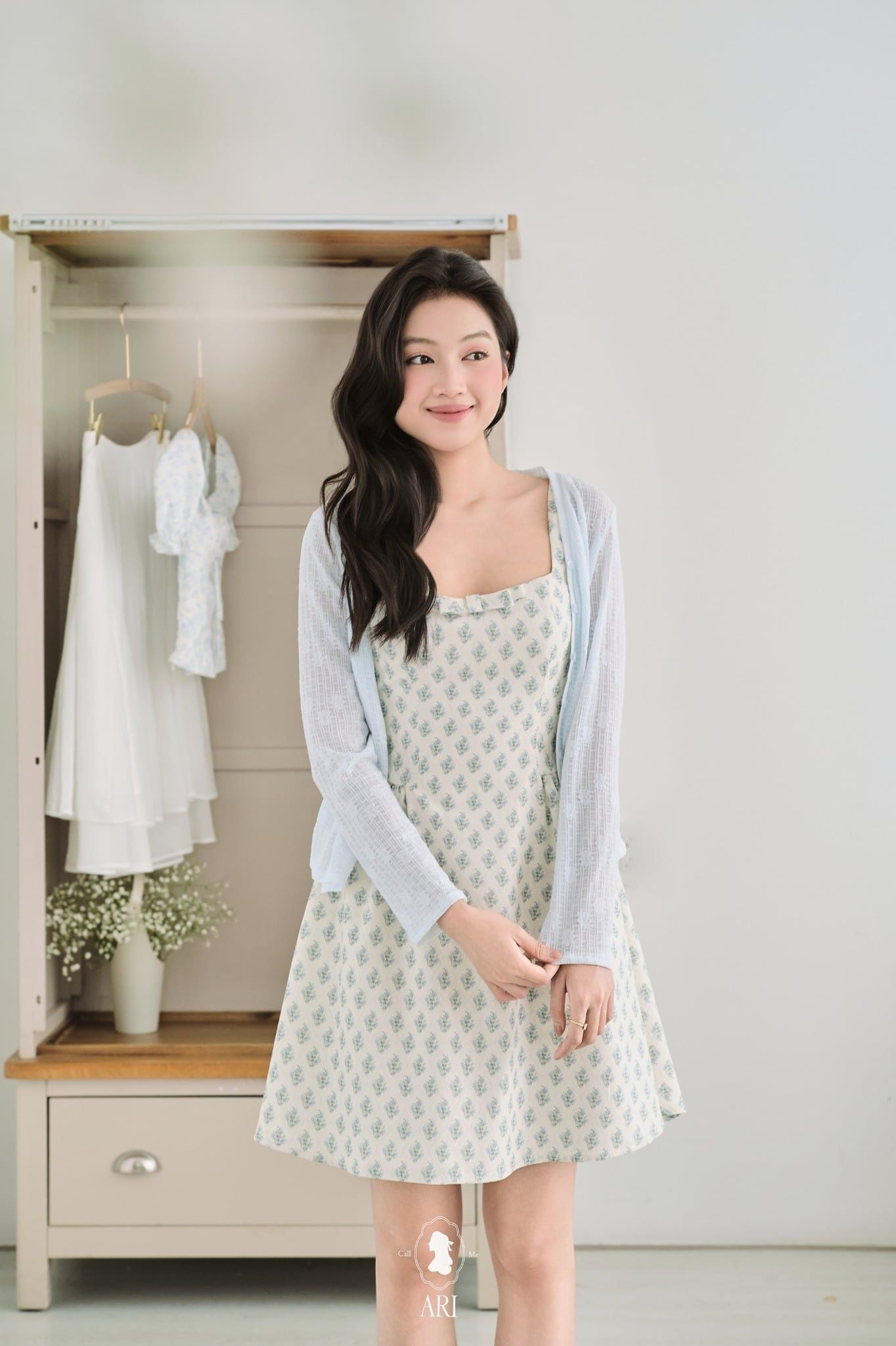  DAILY CARDIGAN - BABY BLUE 