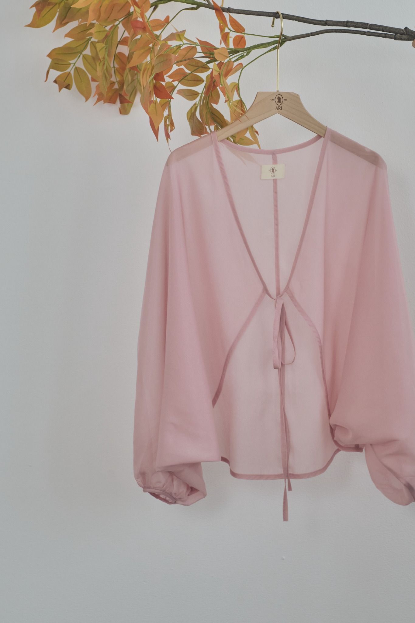  BUTTERFLY CARDIGAN - DUSTY PINK 