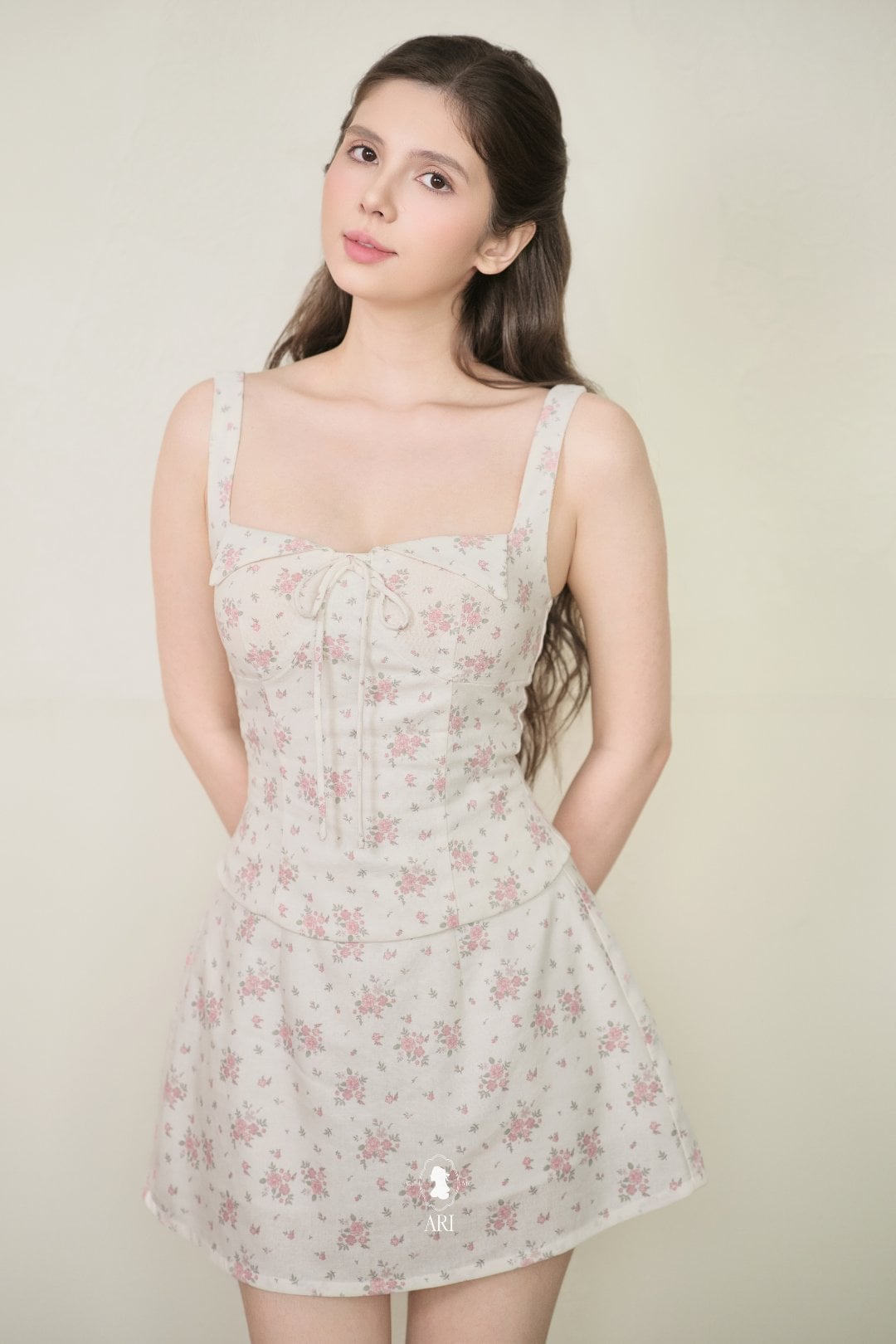 Whisper Top – Pink Pattern – Call Me Ari, ảnh 1