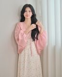  BUTTERFLY CARDIGAN - DUSTY PINK 