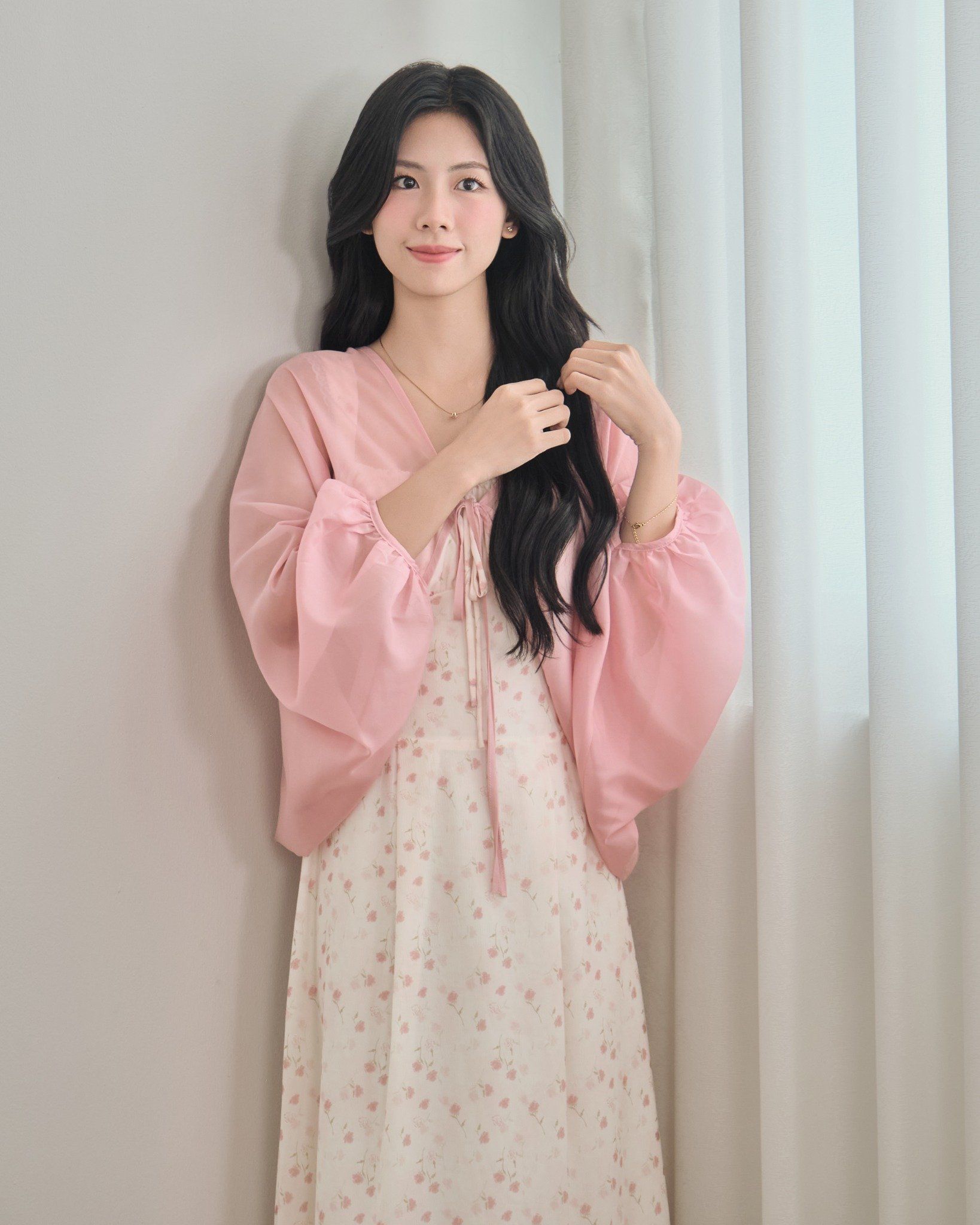  BUTTERFLY CARDIGAN - DUSTY PINK 