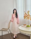  BUTTERFLY CARDIGAN - DUSTY PINK 