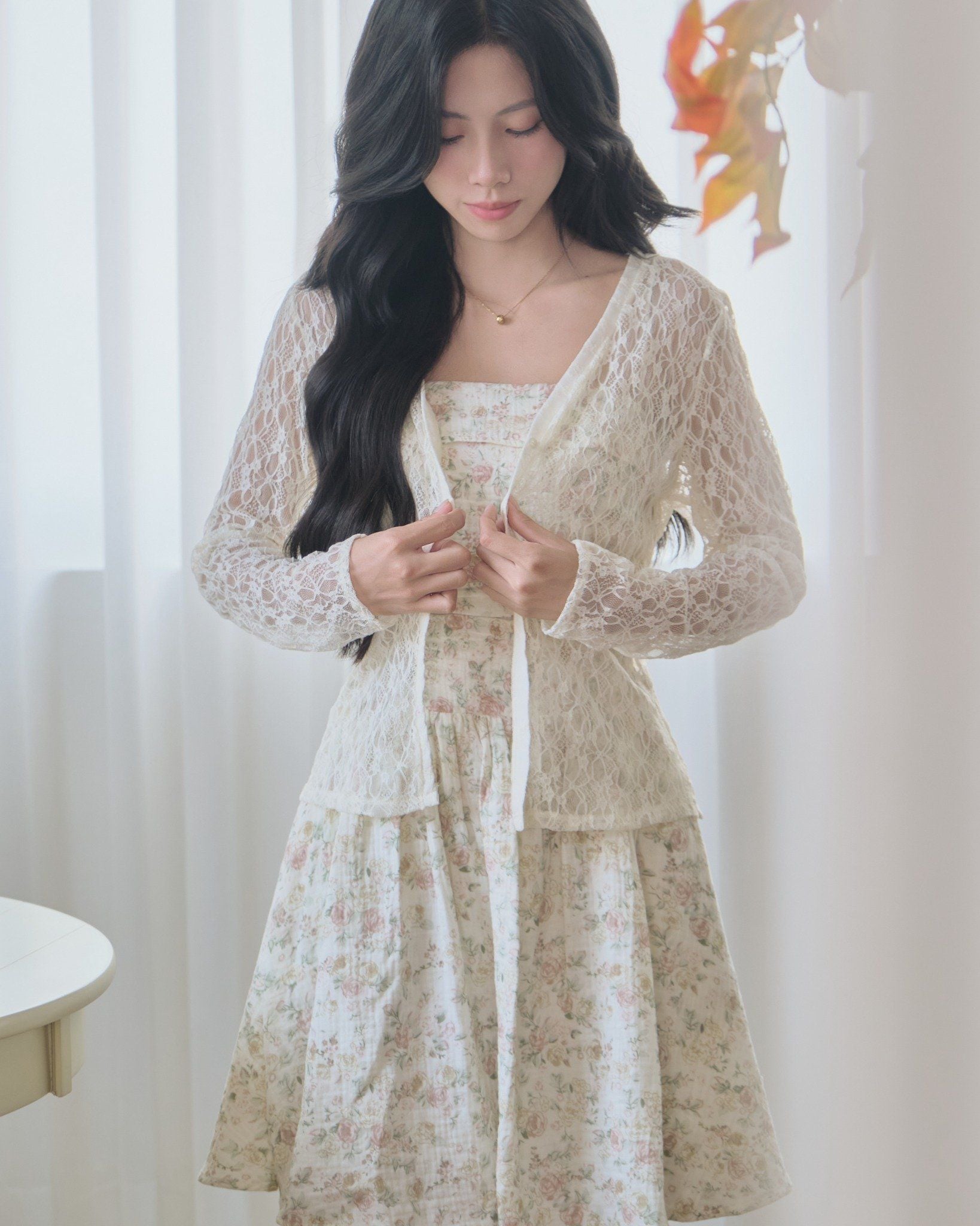  LACE CARDIGAN 