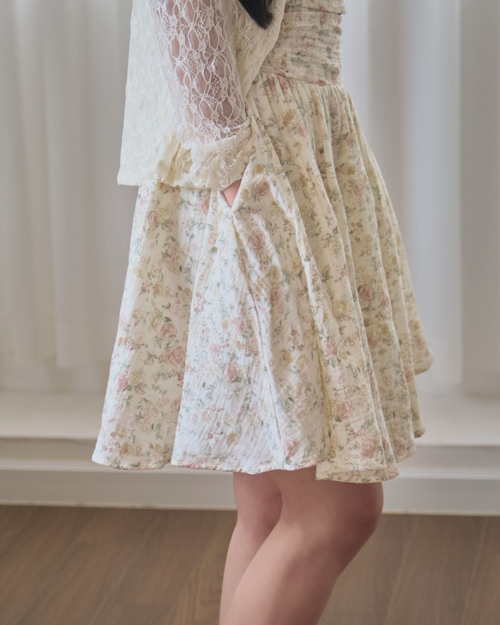  VINTAGE ROSE DRESS - MINI 