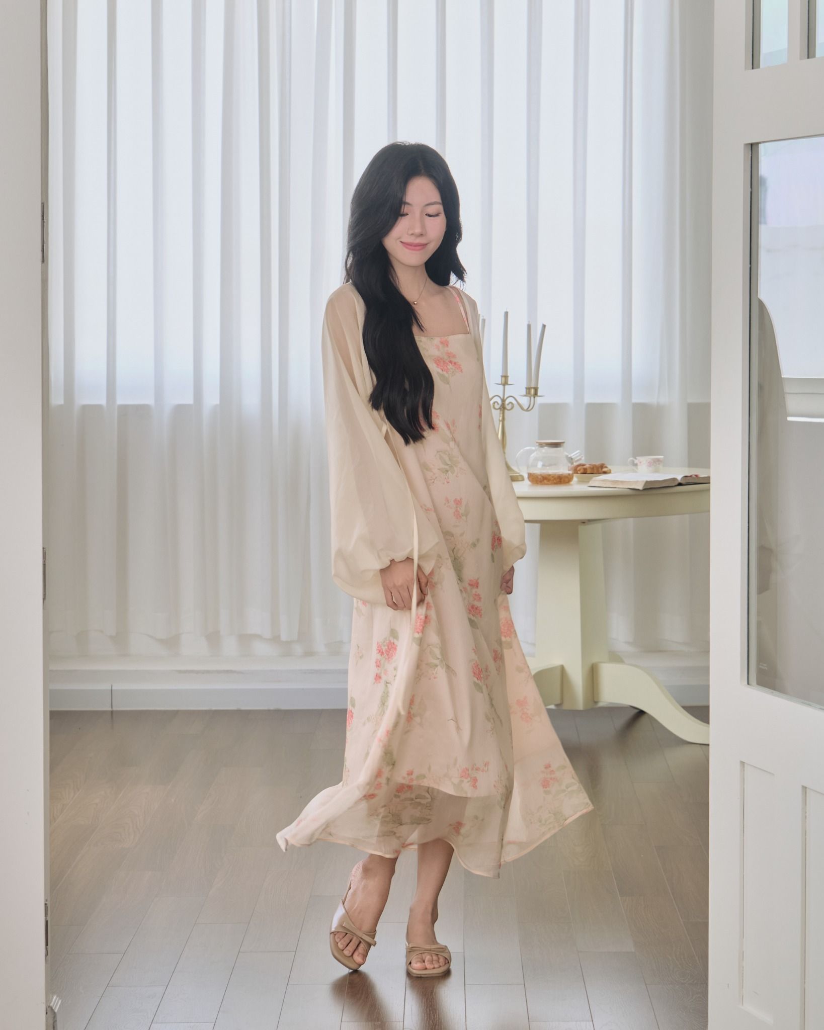  TANGERINE CAMI DRESS 