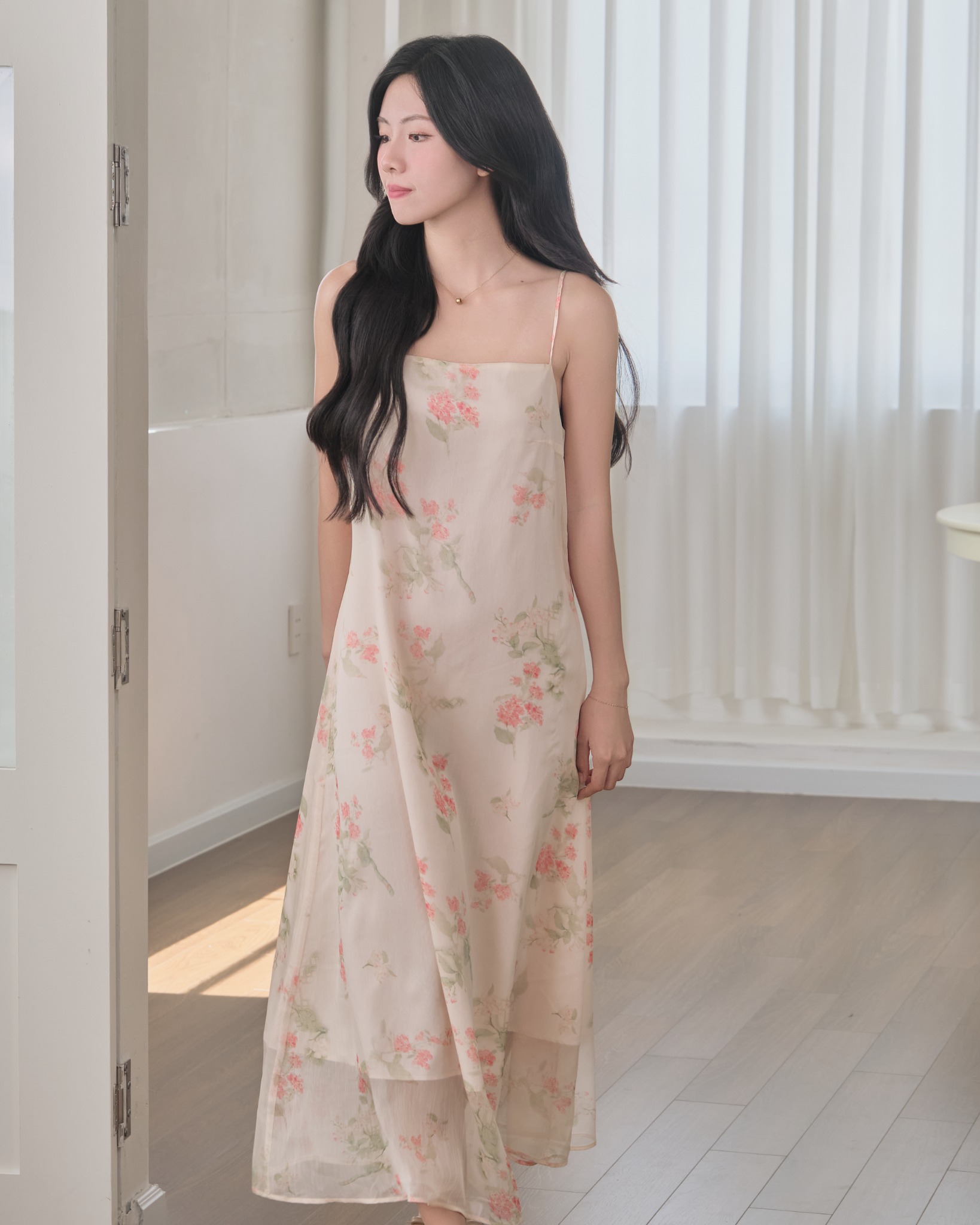  TANGERINE CAMI DRESS 