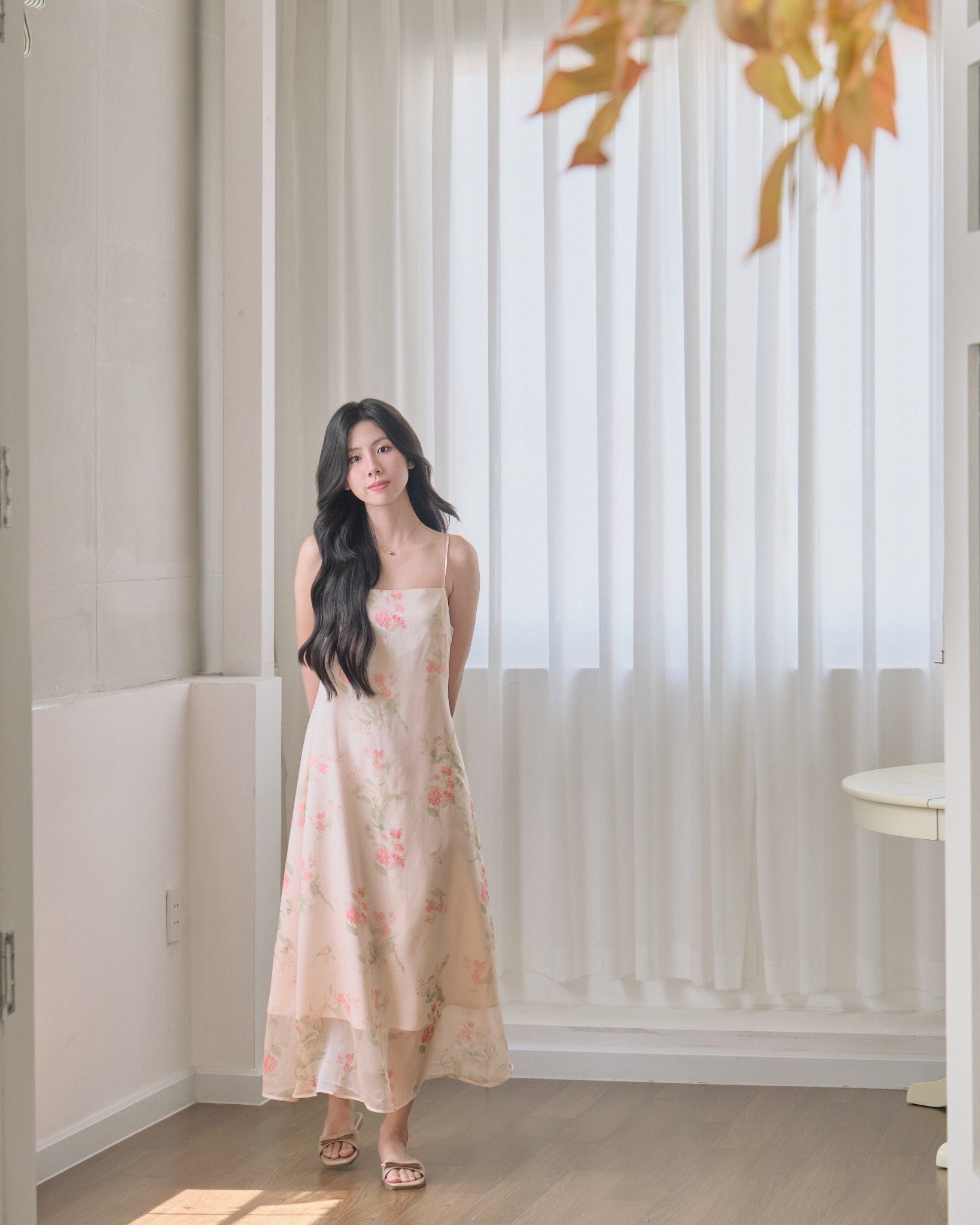  TANGERINE CAMI DRESS 