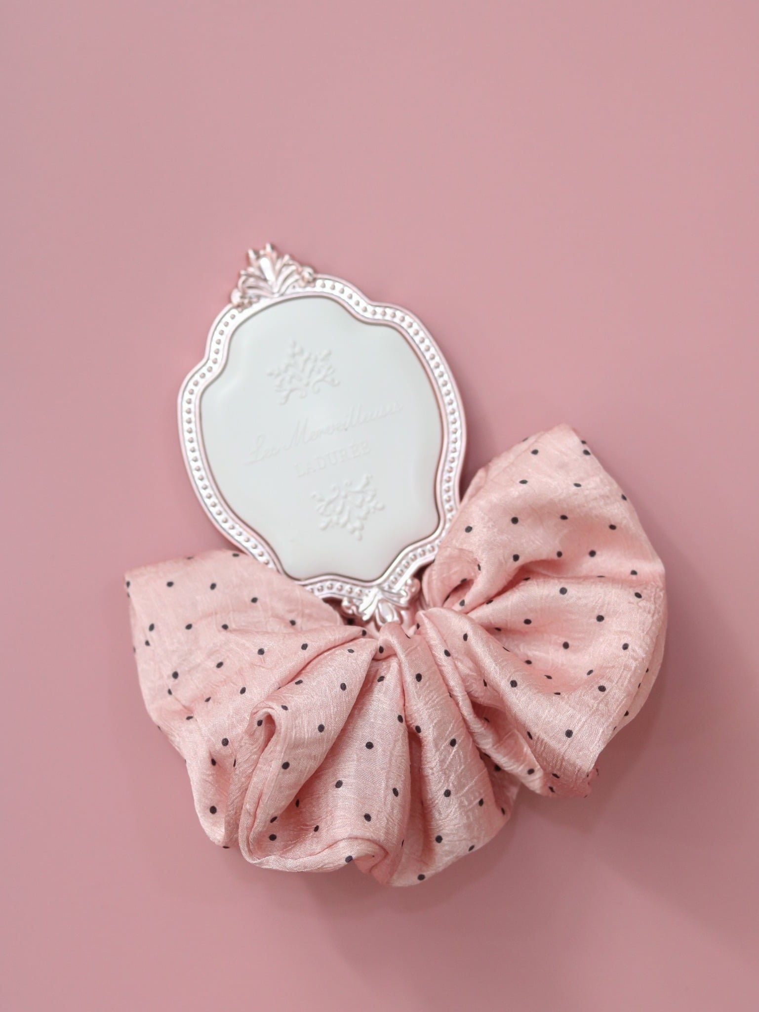  DOT & SILK SCRUNCHIES 