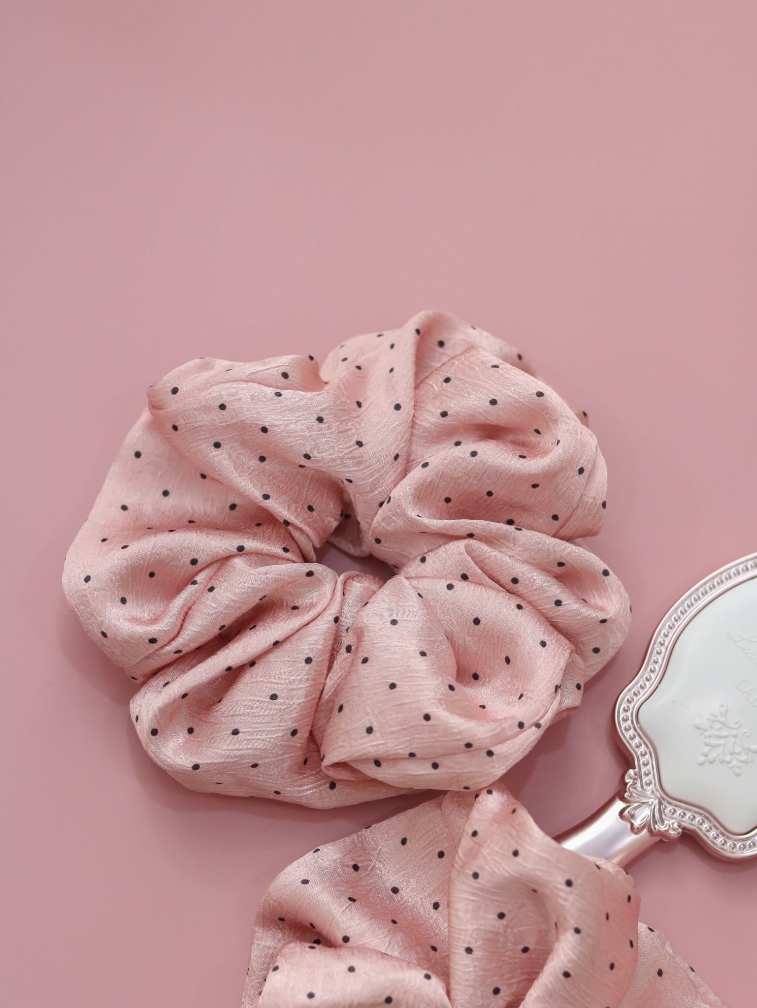  DOT & SILK SCRUNCHIES 