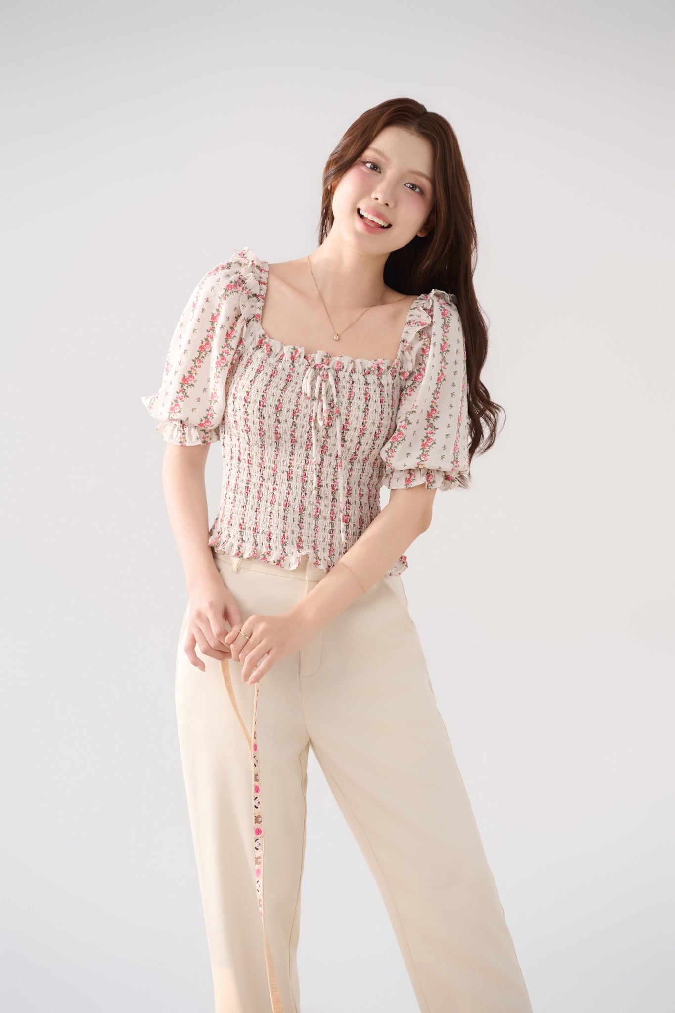  ROSY SMOCK TOP 