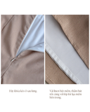  LINEN ALINE SKIRT - BROWN 