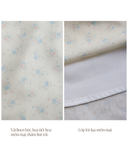  LINEN ALINE SKIRT - FLORAL 