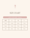  LINEN ALINE SKIRT - FLORAL 