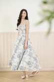  BLUE TOILE MAXI DRESS 
