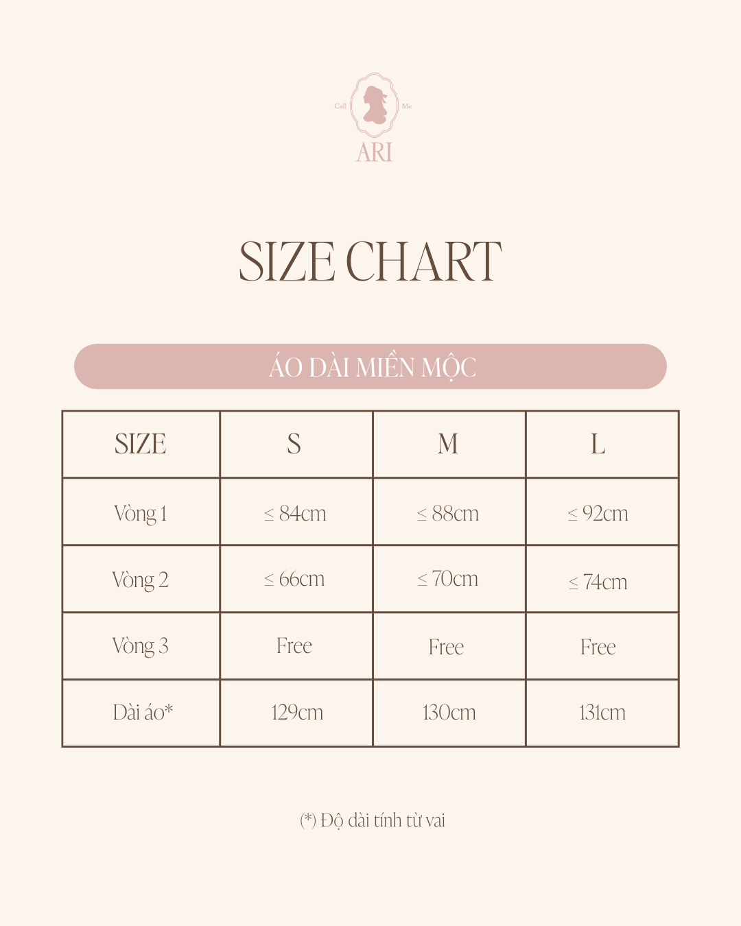  ÁO DÀI MIỀN MỘC 