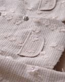  BLOSSOM TWEED JACKET - NUDE PINK 