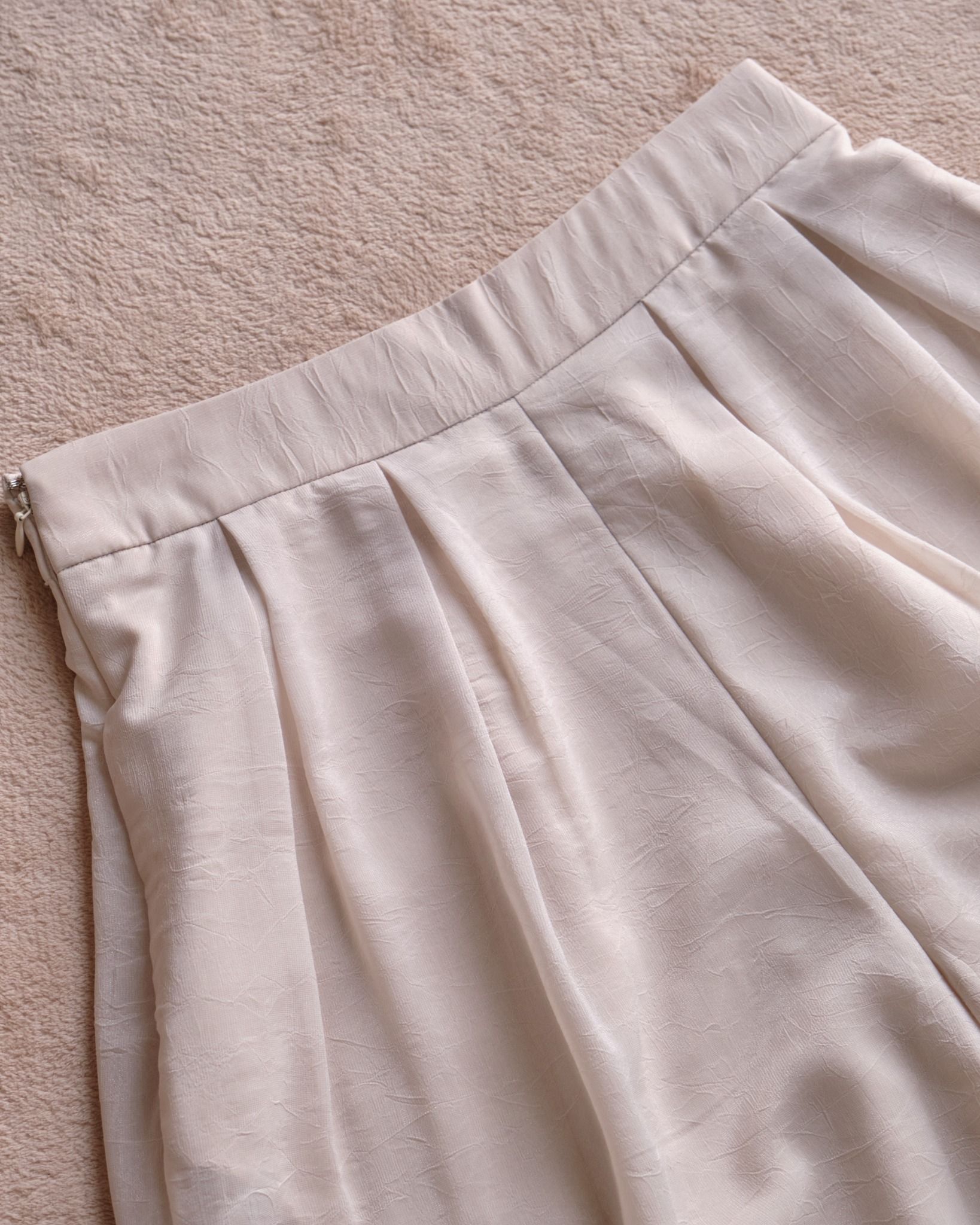  PETAL TROUSERS - NUDE BEIGE 