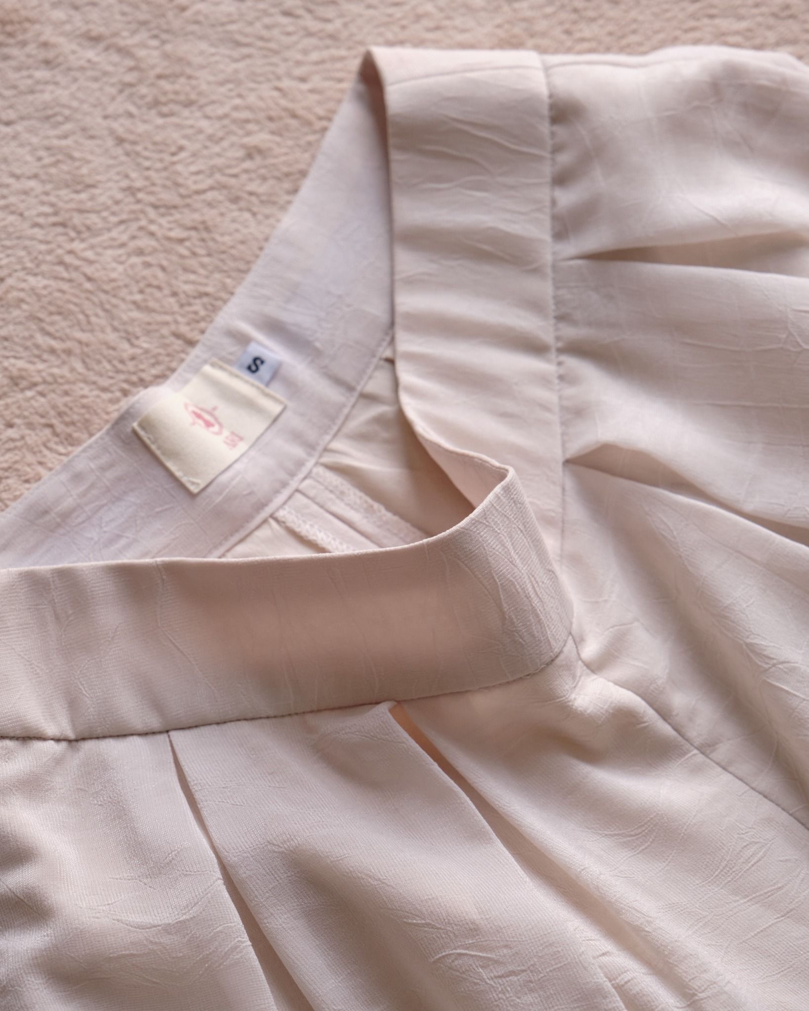  PETAL TROUSERS - NUDE BEIGE 