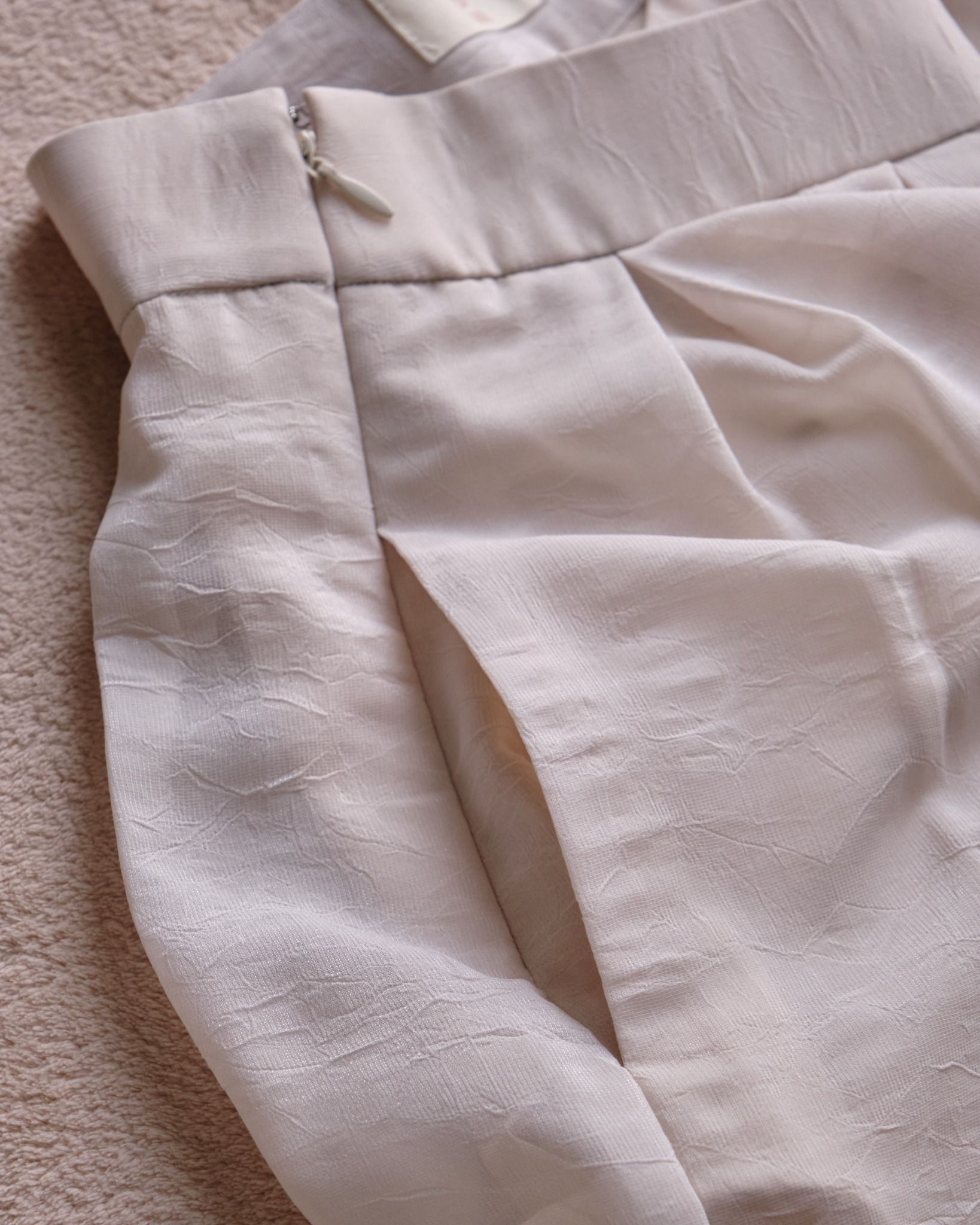  PETAL TROUSERS - NUDE BEIGE 