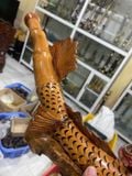  Điếu cày điêu khắc Cá chép hóa rồng 