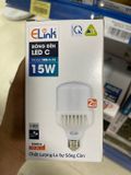  Bóng đèn LED BULB trụ 15W ELINK - thân nhôm ánh sáng trắng 