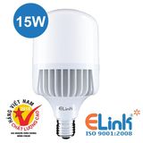  Bóng đèn LED BULB trụ 15W ELINK - thân nhôm ánh sáng trắng 