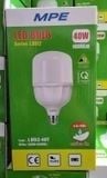  [MPE]  Bóng đèn LED BULB Trụ 60w / 50W / 40W / 30W / 20W , bóng led trụ - Ánh Sáng Trắng 