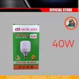  Bóng đèn LED BULB trụ  30w , 40w , 50w Quốc Dân- thân nhựa ánh sáng trắng 