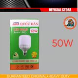  Bóng đèn LED BULB trụ  30w , 40w , 50w Quốc Dân- thân nhựa ánh sáng trắng 