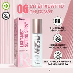 Combo Cushion Chống Nắng Rodian Glow Fit - Phấn Má Hồng - Xịt Khóa Nền Trang Điểm Rodian Light