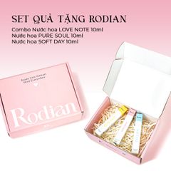 [Set quà tặng] Combo 3 chai nước hoa Pure Soul, Soft Day, Love Note dung tích 10ml nhà Rodian