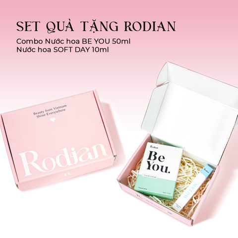 [Set quà tặng] Combo 2 chai nước hoa Be You 50ml và Soft Day 10ml nhà Rodian
