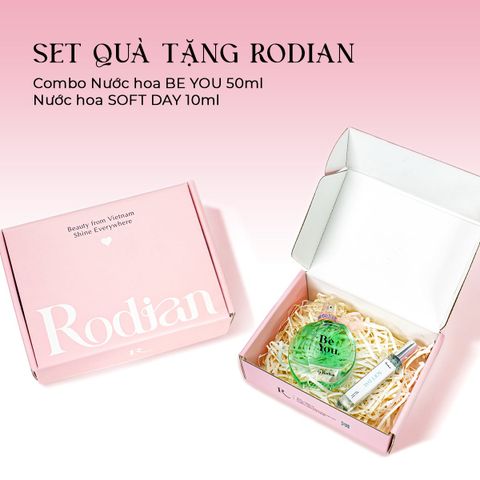 [Set quà tặng] Combo 2 chai nước hoa Be You 50ml và Soft Day 10ml nhà Rodian