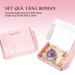 [Set quà tặng] Combo 2 chai nước hoa In Love 50ml và Pure Soul 10ml nhà Rodian