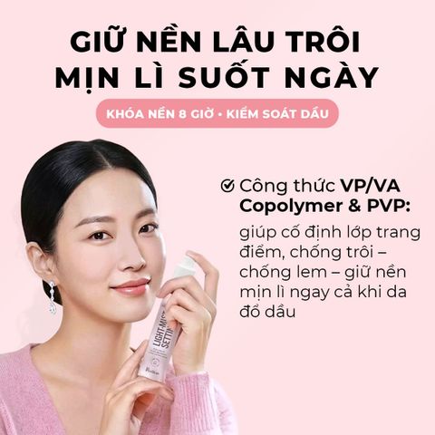 XỊT KHOÁ NỀN RODIAN LIGHT-MIST SETTING SPRAY